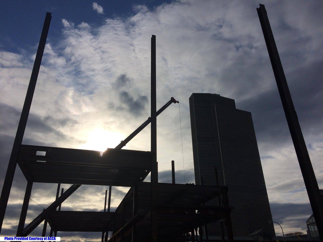 Steel Is Rising At The Site Of The Albany Capital Center Capitalize Albany