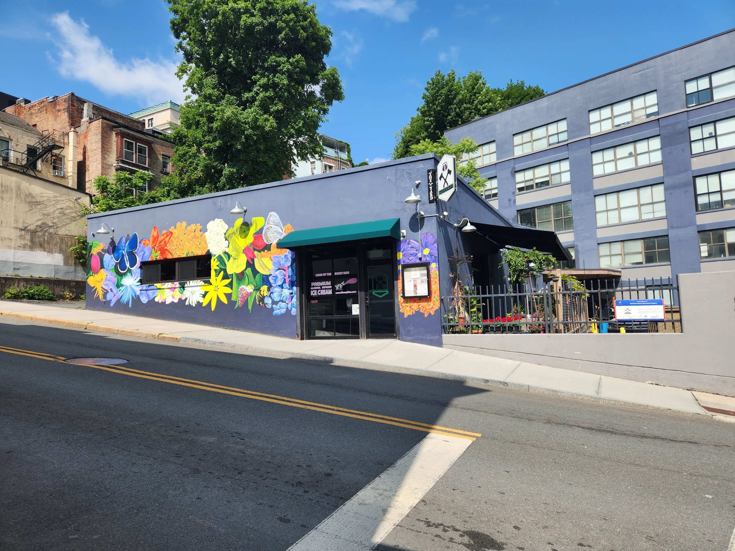 Photo of mural outside of The Yard 
