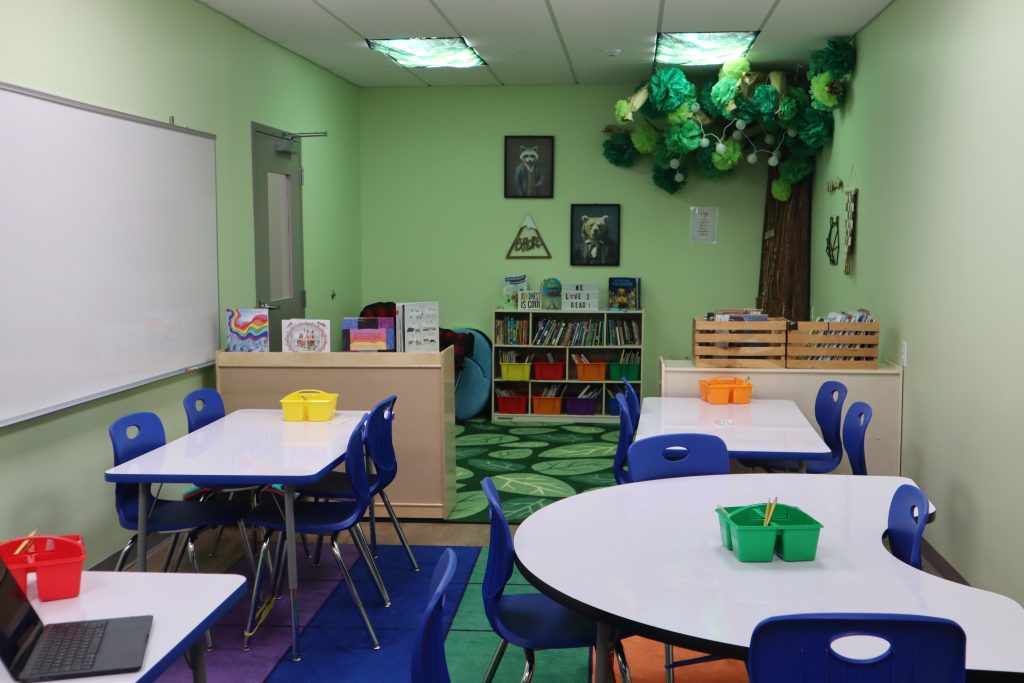 Photo of classroom area in South End Children's Cafe 