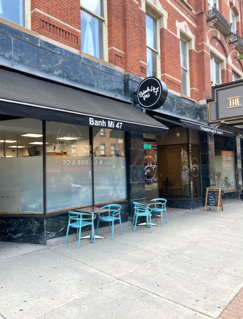 Photo of new Banh Mi 47 exterior improvements 