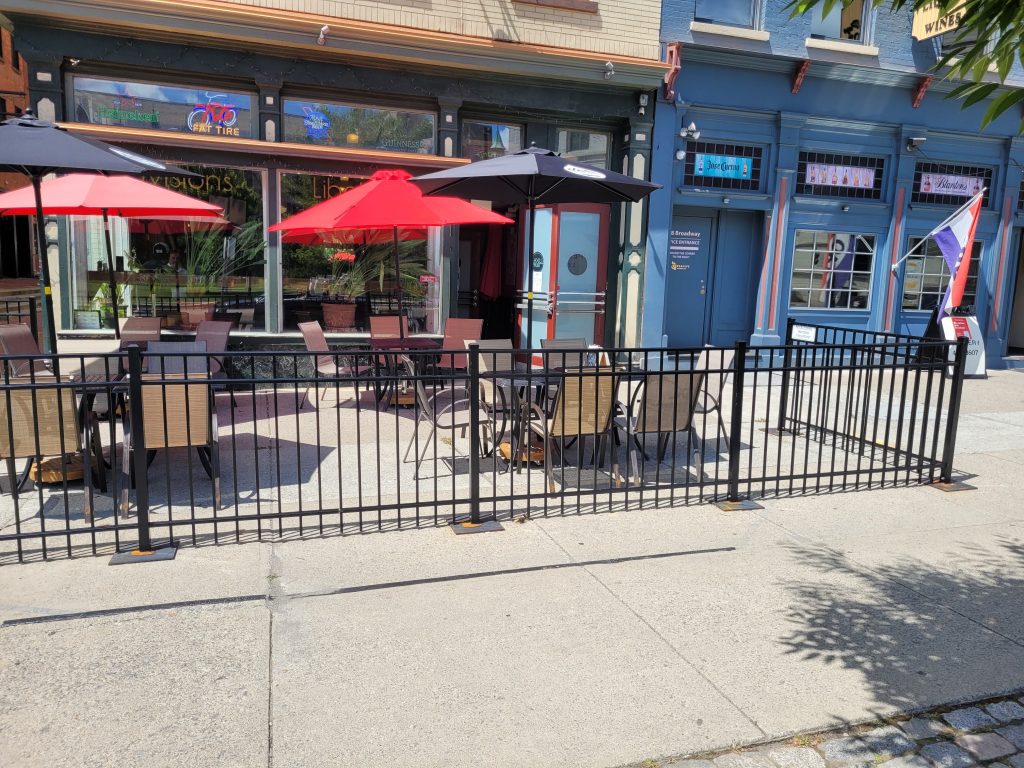 Photo of Loch & Quay's new outdoor patio space 
