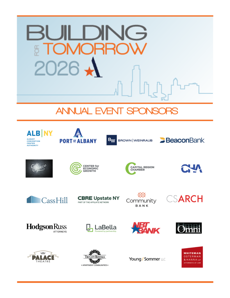 Capitalize Albany Annual Event 2026 Sponsors